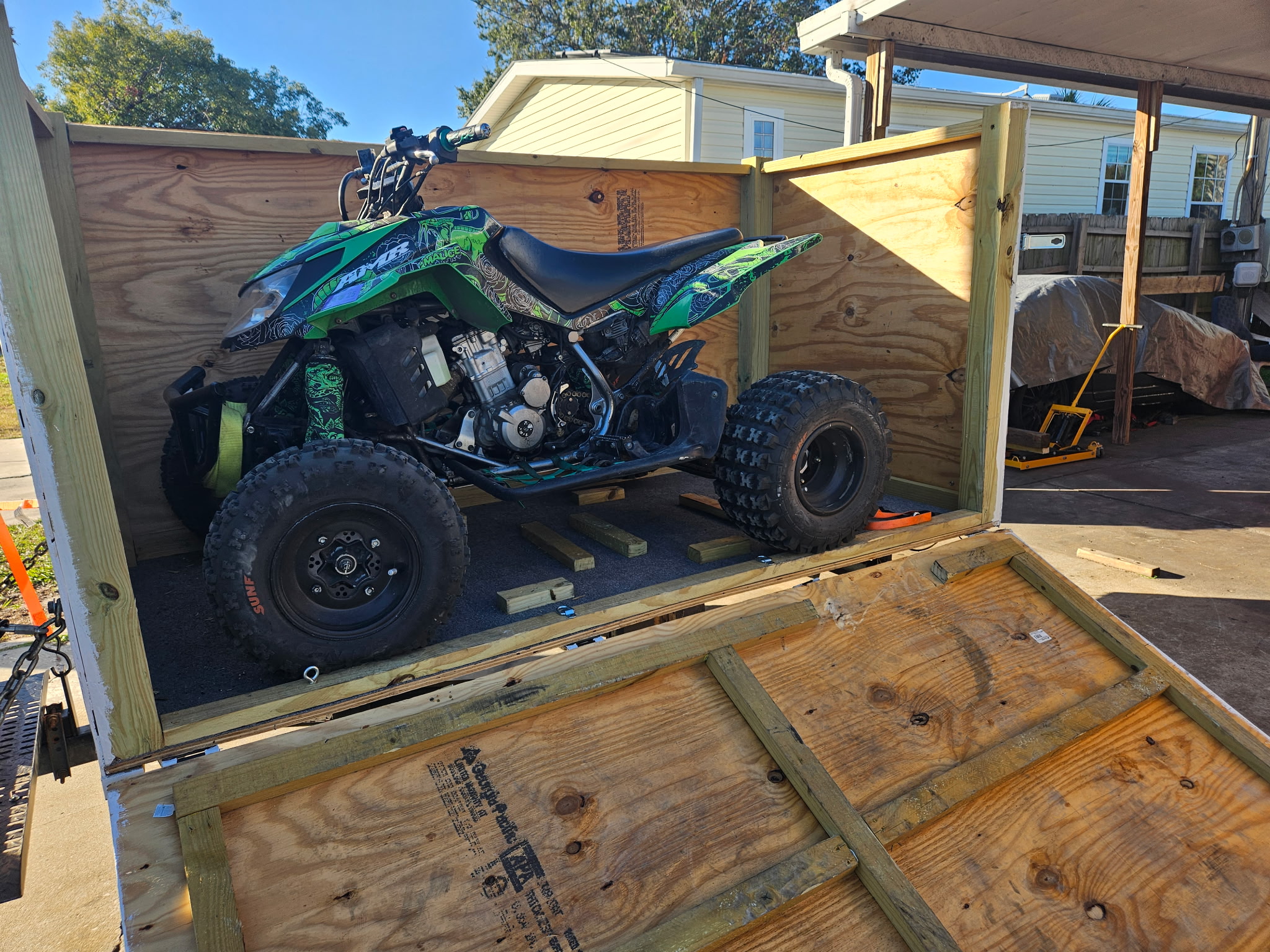 4-wheeler suspension work