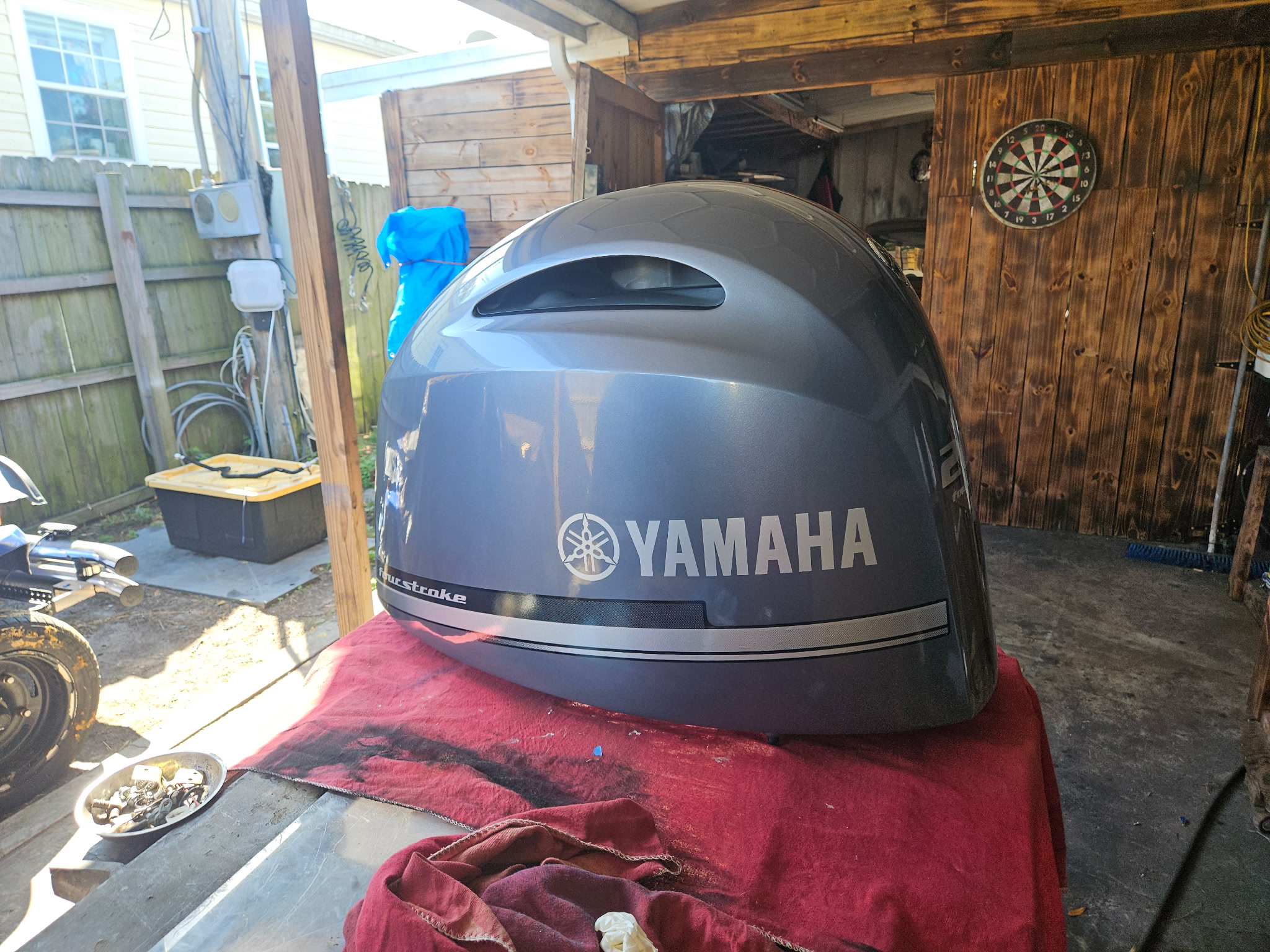 Yamaha 225 Covers Repainted with New Graphics thumbnail
