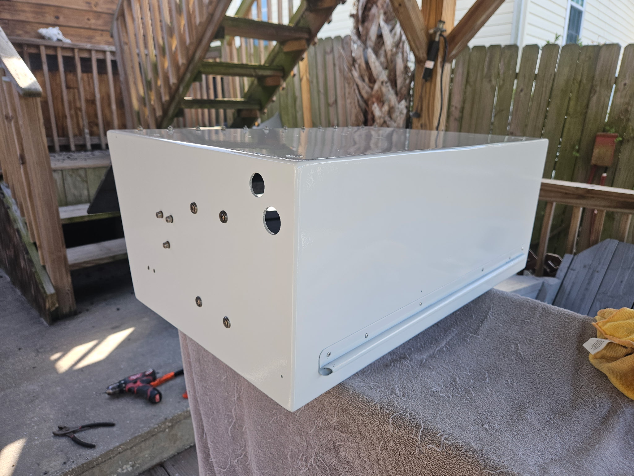 Boat instrument box repair