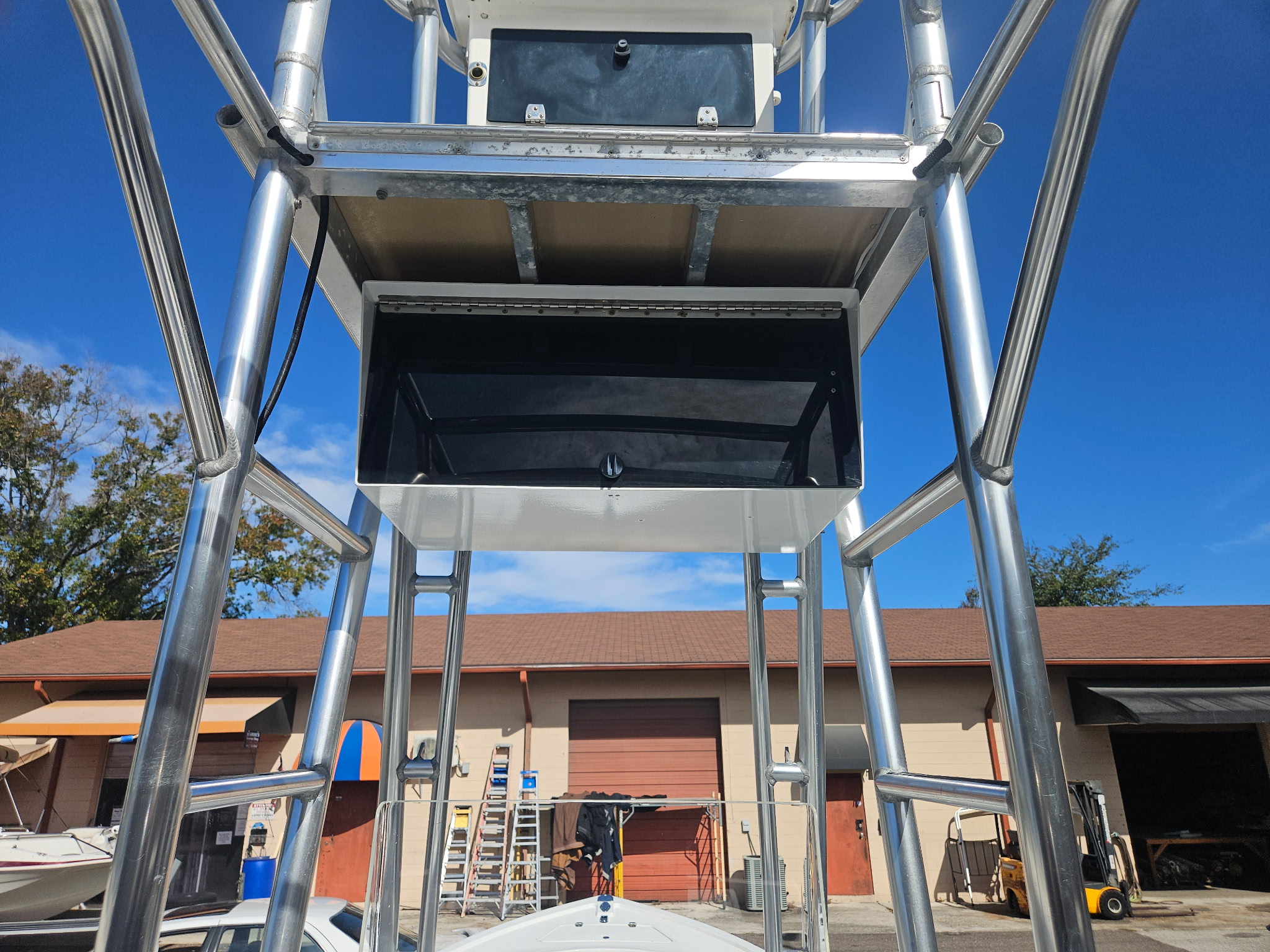 Finished boat tower project