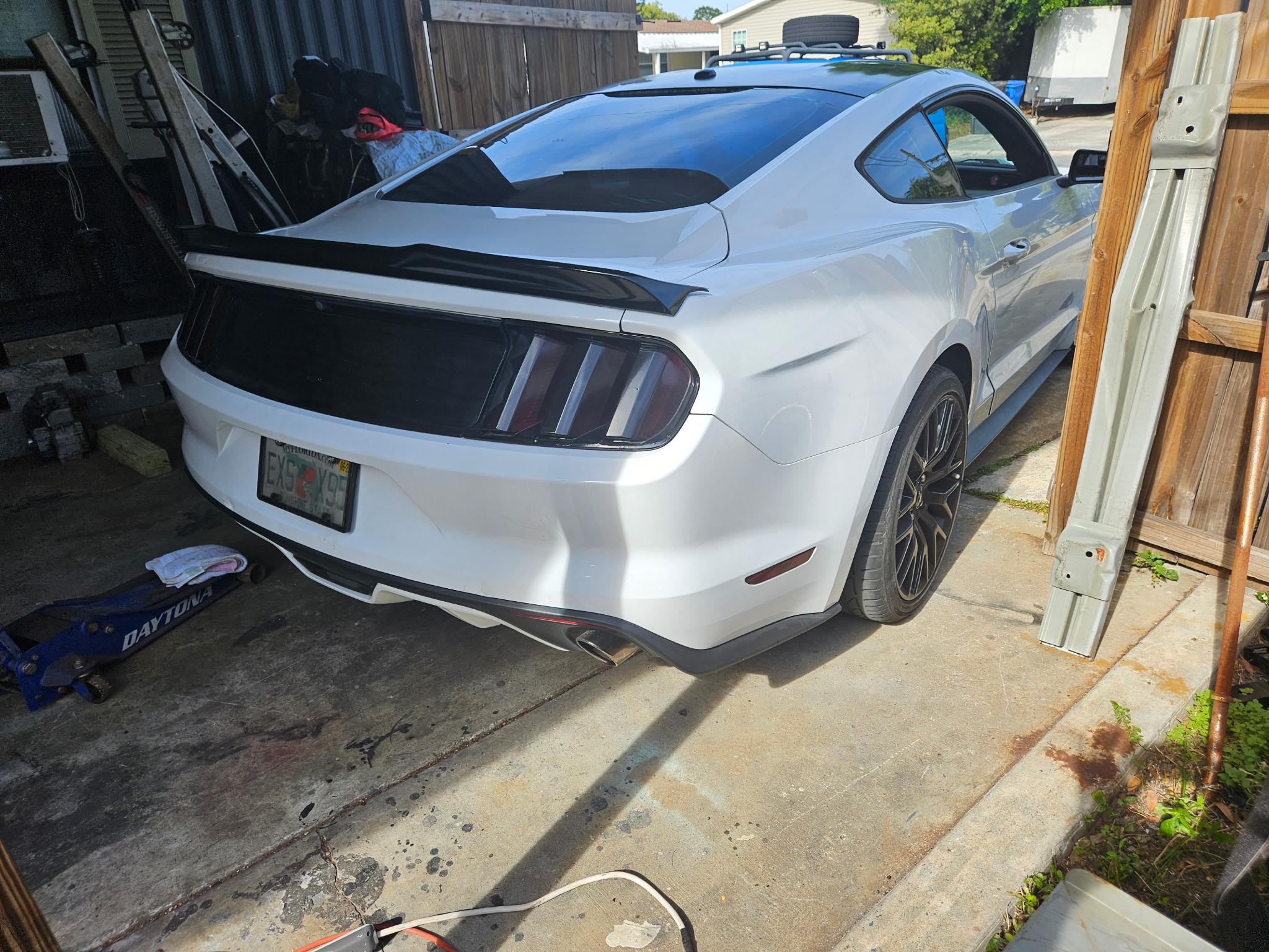 Mustang bumper refinishing