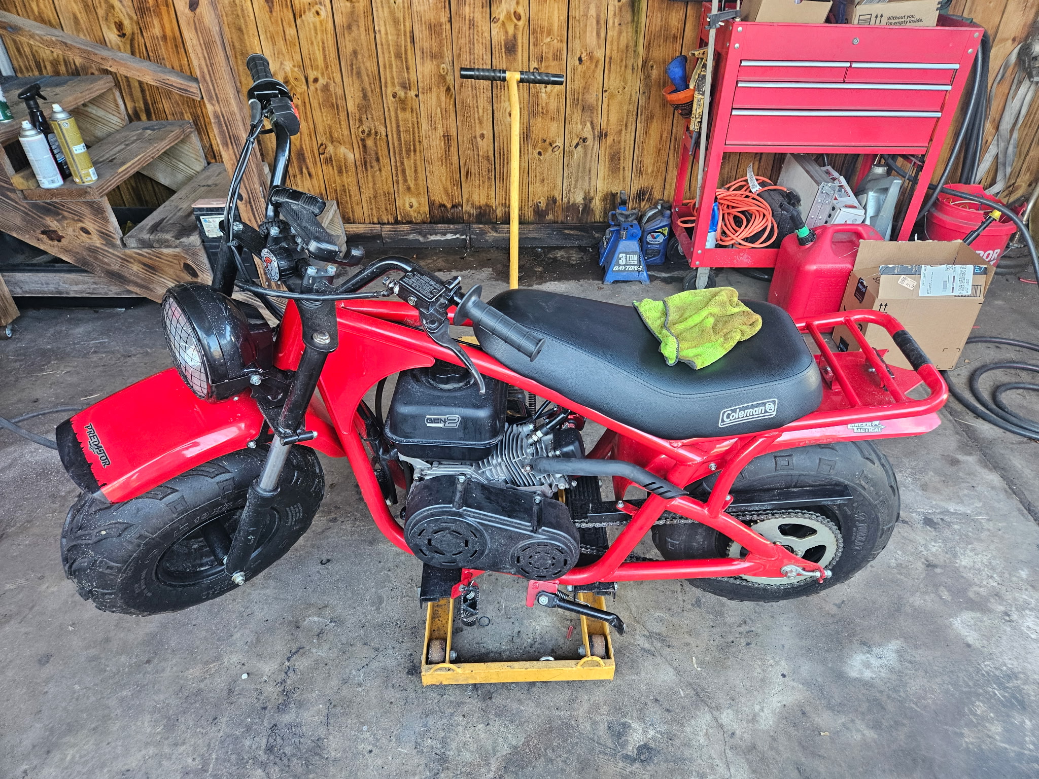 Mini bike exhaust upgrade