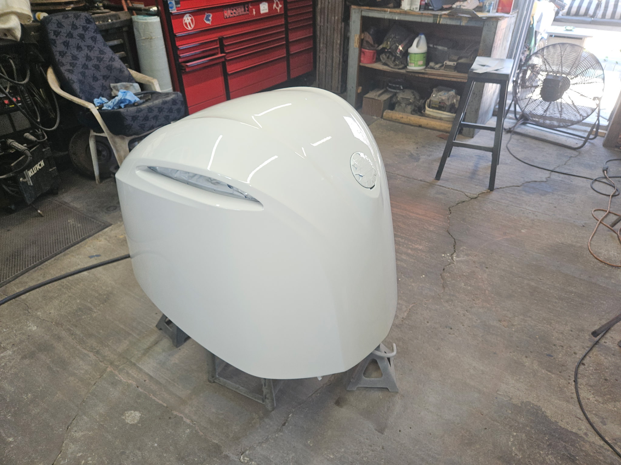 Boat cover restoration