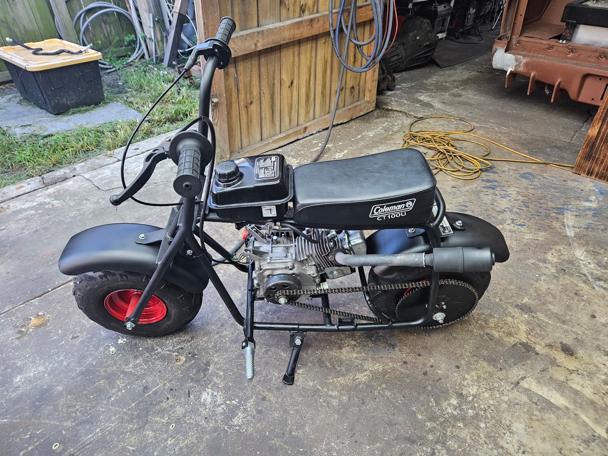 Completed minibike upgrades