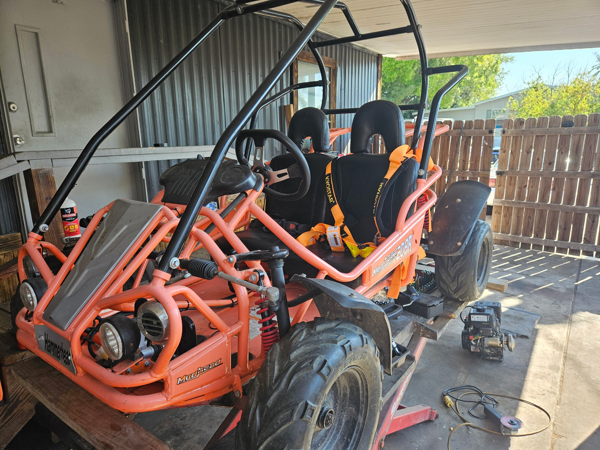 Go kart upgrades completed