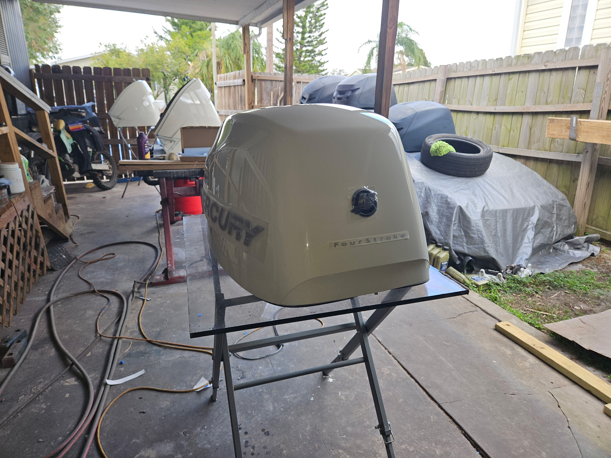 Mercury cover restoration